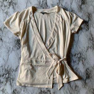 Faux Wrap Blouse